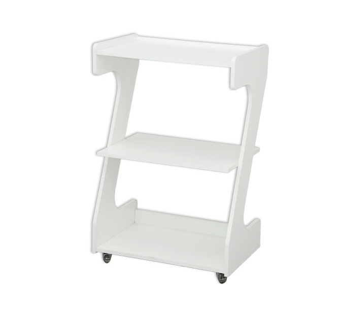 Mesa Auxiliar Tipo Z sem Gaveta Branco - Salus Brasil