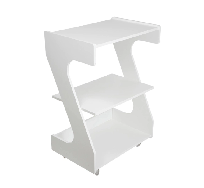 Mesa Auxiliar Tipo Z sem Gaveta Branco - Salus Brasil