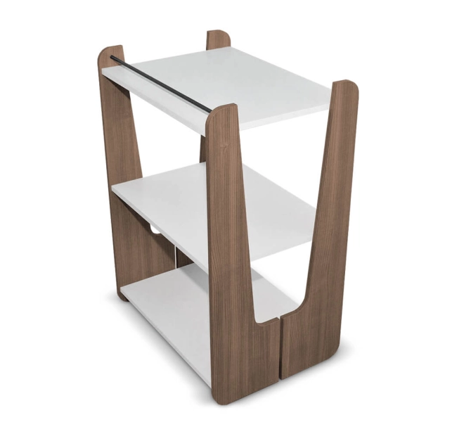 Mesa Auxiliar Utility - Linha Prime Teca Itália - BCMED