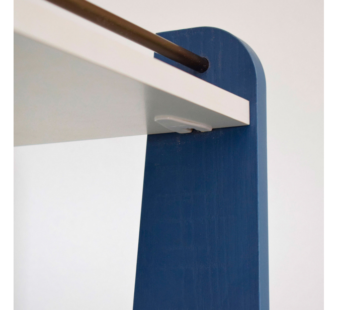 Mesa Auxiliar Utility - Linha Prime - BCMED-Azul