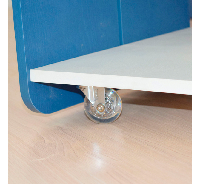 Mesa Auxiliar Utility - Linha Prime - BCMED-Azul