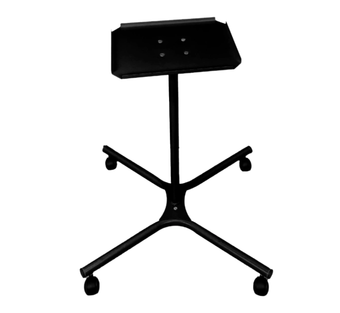 Mesa para Vapor de Ozônio com Regulagem de Altura - Linha Black Para Barbearias - BCMED