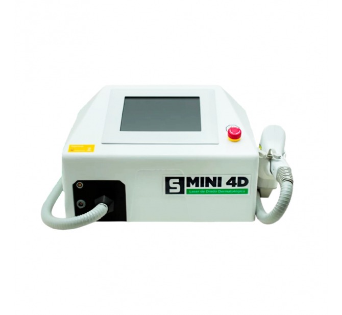Mini Laser 4D - Aparelho Laser para Epilação de 755nm, 810nm, 940nm e 1064nm - Sou Pelli