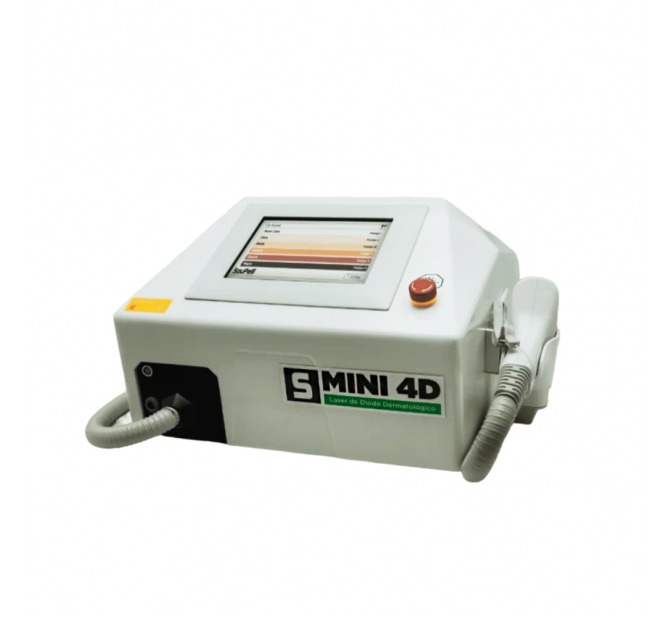Mini Laser 4D - Aparelho Laser para Epilação de 755nm, 810nm, 940nm e 1064nm - Sou Pelli