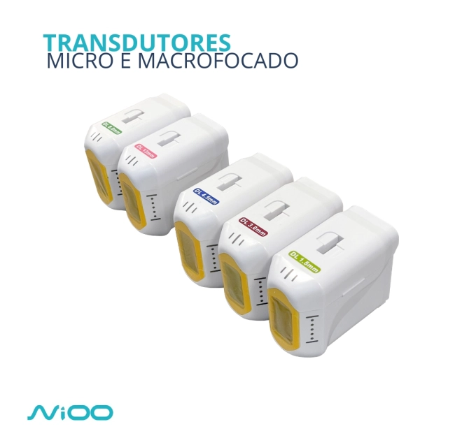 Níoo Touch Infinity - Aparelho de Ultrassom Microfocado e Macrofocado HIFU 5 Cartuchos - Tonederm 
