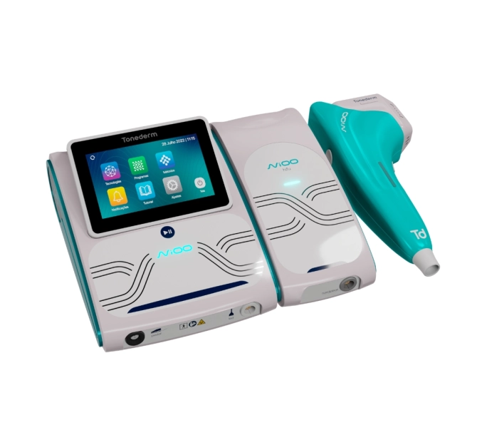 Níoo Touch Infinity - Aparelho de Ultrassom Microfocado e Macrofocado HIFU 5 Cartuchos - Tonederm 