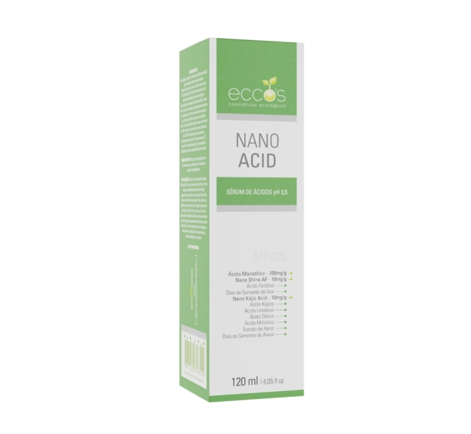 Nano Acid - Sérum de Ácidos com Nanotecnologia - 120ml - Eccos Cosméticos