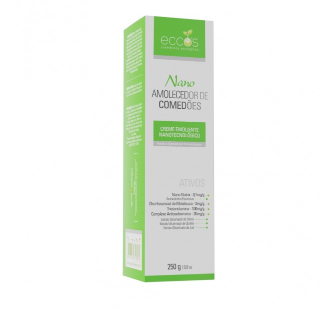 Nano Amolecedor de Comedões Creme 250g - Eccos Cosméticos 