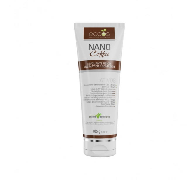 Nano Coffee Creme Esfoliante Físico 105g - Eccos Cosméticos