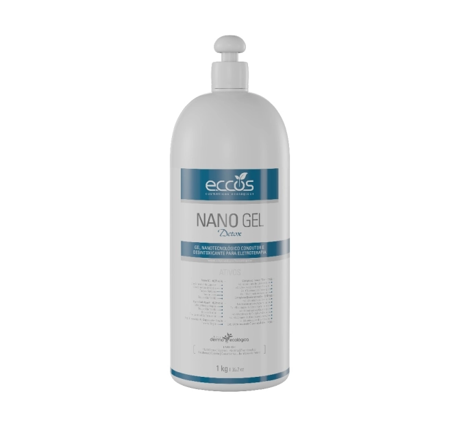 Nano Gel Detox Glicerinado Para Eletroterapia - 1kg - Eccos Cosméticos