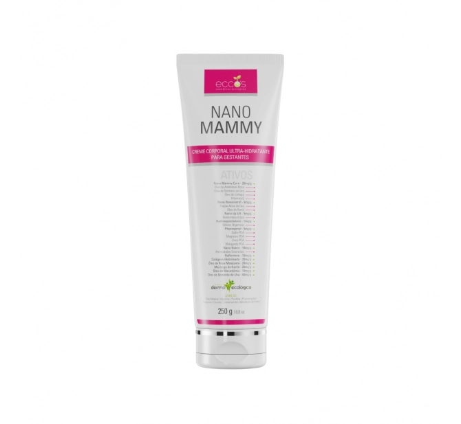 Nano Mammy 250ml - Creme Corporal para Gestantes - Eccos Cosméticos