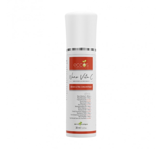 Nano Vita C Sérum Ultra Concentrado de Vitamina C 30ml - Eccos Cosméticos