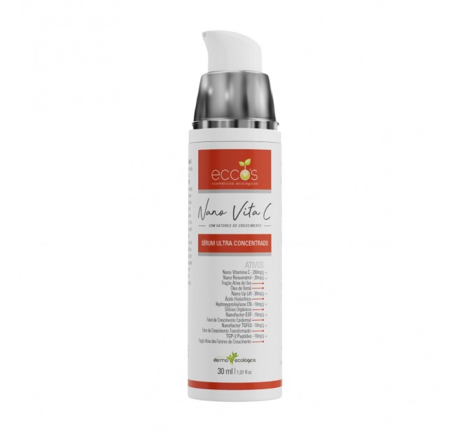 Nano Vita C Sérum Ultra Concentrado de Vitamina C 30ml - Eccos Cosméticos