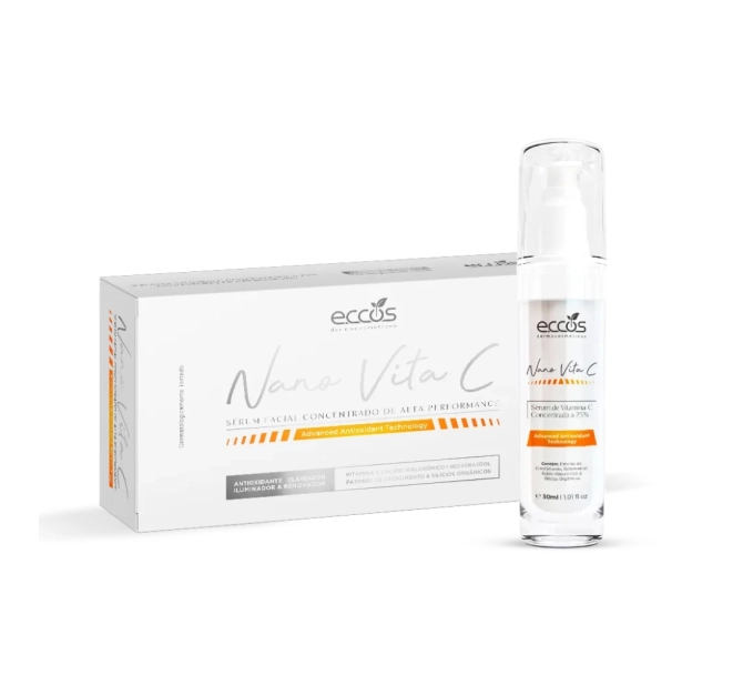 Nano Vita C Sérum Ultra Concentrado de Vitamina C 30ml - Eccos Cosméticos