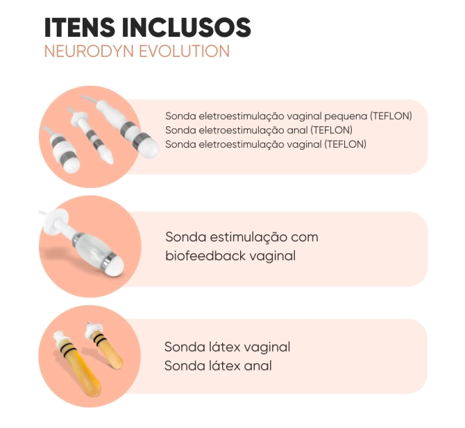 Neurodyn Evolution - Aparelho de Eletroestimulação Uroginecológica - Ibramed