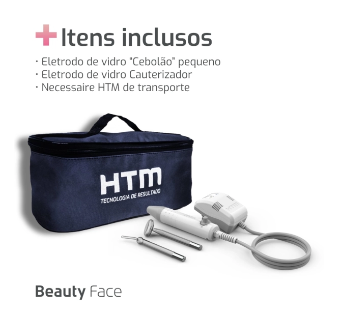 Beauty Face HTM - Aparelho de Alta Frequência Portátil
