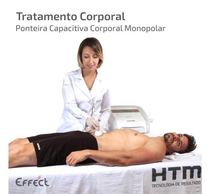 Novo Effect HTM - Aparelho de Radiofrequência Multipolar com Kit Estética Íntima