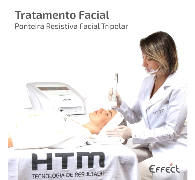 Novo Effect HTM - Aparelho de Radiofrequência Multipolar com Kit Estética Íntima