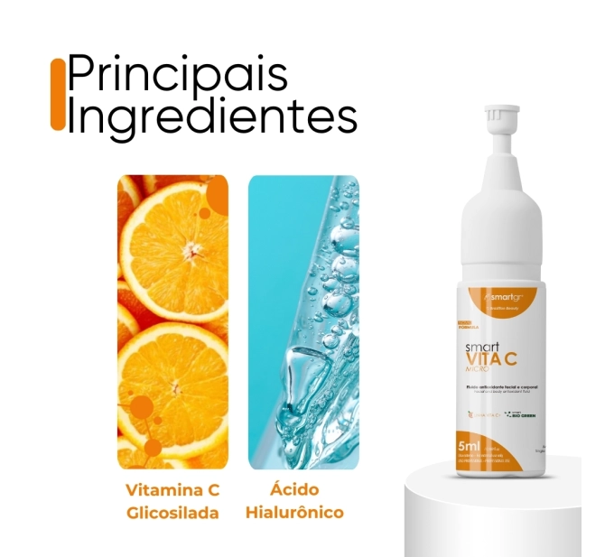 Novo Kit Degustação Micro ( Hyaluclar + Vita C + Booster Micro + Flacipress + Hair Micro + Mesoeffect) - Smart GR