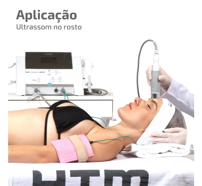 Sonic Compact Maxx HTM - Aparelho de Ultrassom e Correntes para Estética e Fisioterapia