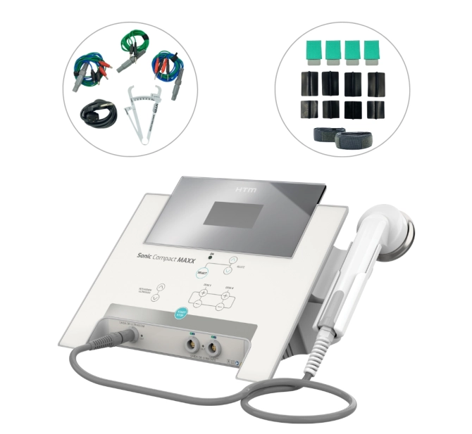Sonic Compact Maxx HTM - Aparelho de Ultrassom e Correntes para Estética e Fisioterapia
