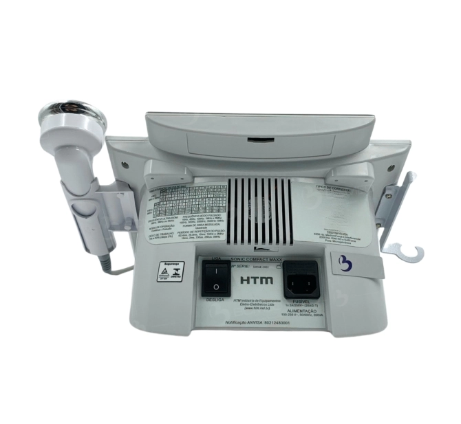 Sonic Compact Maxx HTM - Aparelho de Ultrassom e Correntes para Estética e Fisioterapia