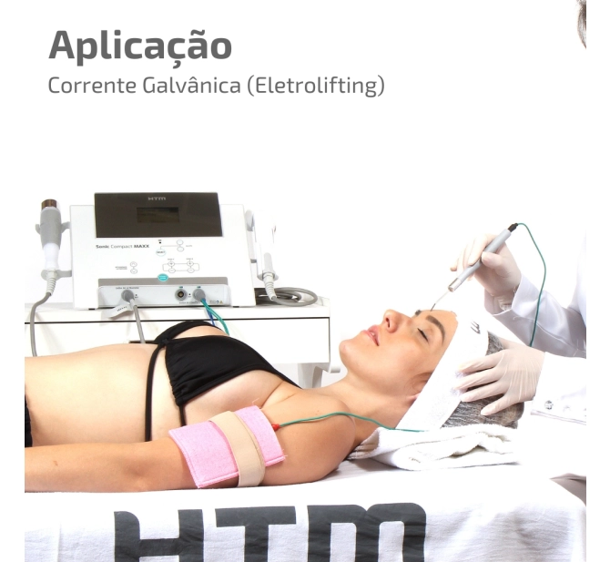 Sonic Compact Maxx HTM - Aparelho de Ultrassom e Correntes para Estética e Fisioterapia