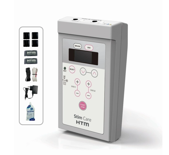 Novo Stim Care Eletroestimulador Portátil para Estética - HTM