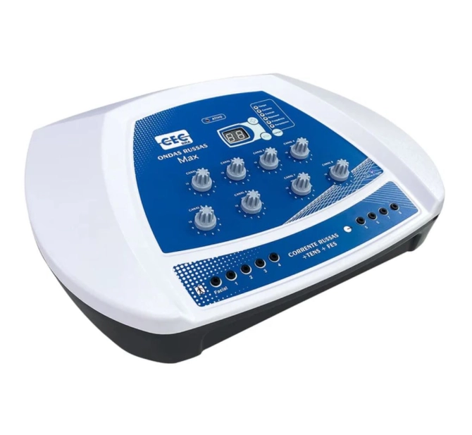 Ondas Russas Max - Aparelho De Eletroestimulçao 08 Canais BIVOLT - CECBRA