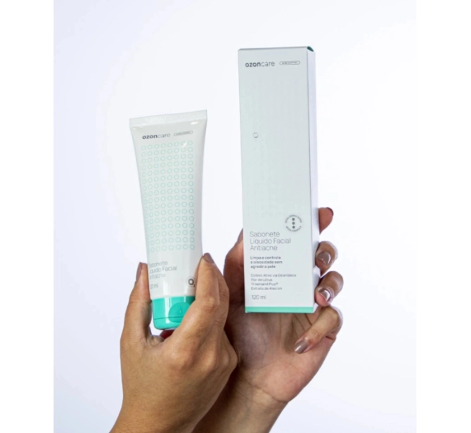 Ozoncare Sabonete Liquido Facial Antiacne 120 ml - Philozon