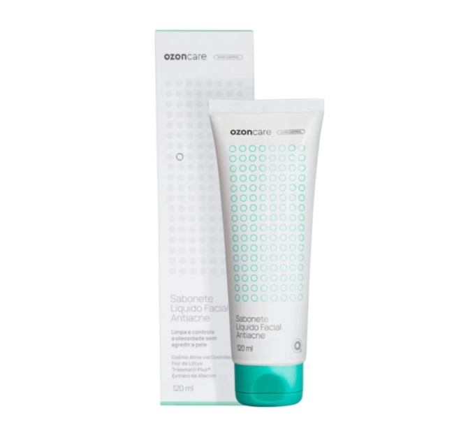 Ozoncare Sabonete Liquido Facial Antiacne 120 ml - Philozon