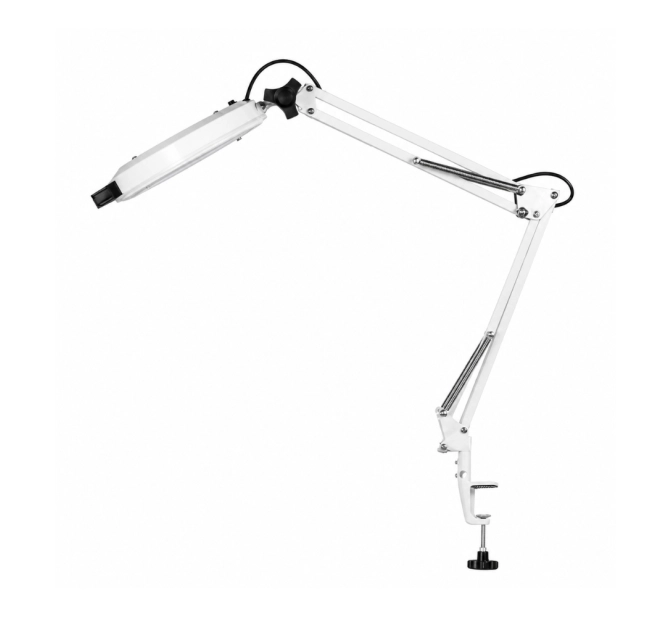 Lupa LED de Mesa Bivolt com Lente de Cristal 5 Dioptrias - Estek