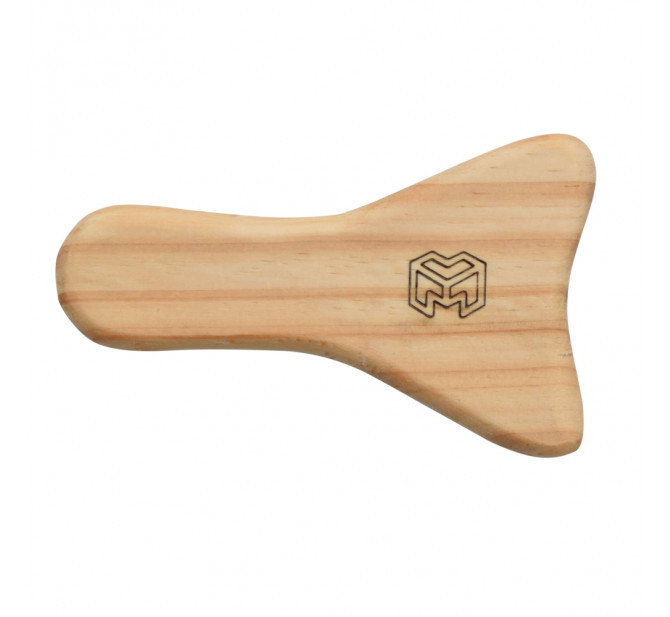 Pantala Facial Massageador de Madeira (Unidade) Tipo Taça mais Bolsa de Brinde - BCMED