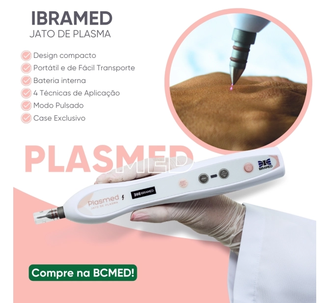 Plasmed - Caneta de Jato de Plasma Portátil - IBRAMED