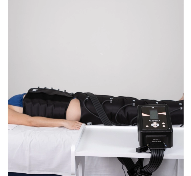 Pressury - Aparelho de Pressoterapia com 6 câmaras de Compressão - Ibramed