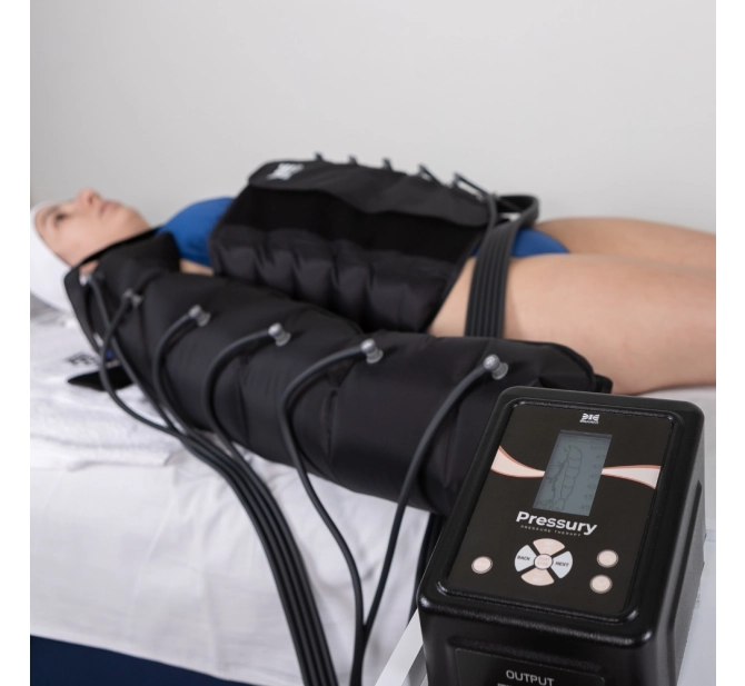 Pressury - Aparelho de Pressoterapia com 6 câmaras de Compressão - Ibramed