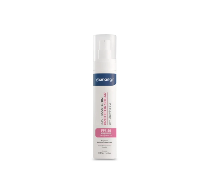 Protetor Solar FPS 50 com Vitamina B12 - 50 ml - Smart GR