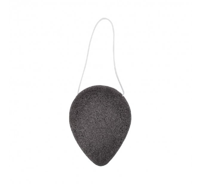 Rolo Massageador de Pedra Obsidiana Negra + Guasha Coração + Esponja Konjac - Smart GR