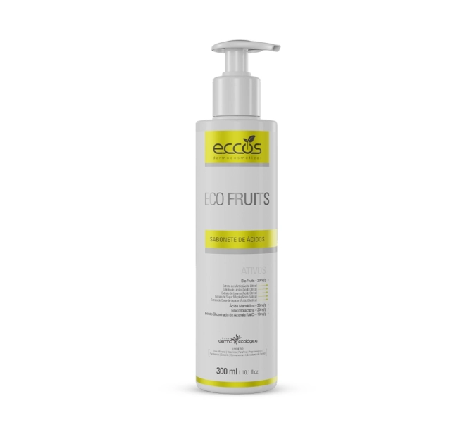 Sabonete Líquido de Ácidos Eco Fruits 300ml - Eccos Cosméticos