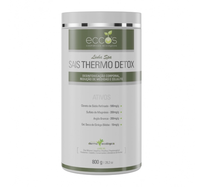 Sais Thermo Detox - 800g - Eccos Cosméticos