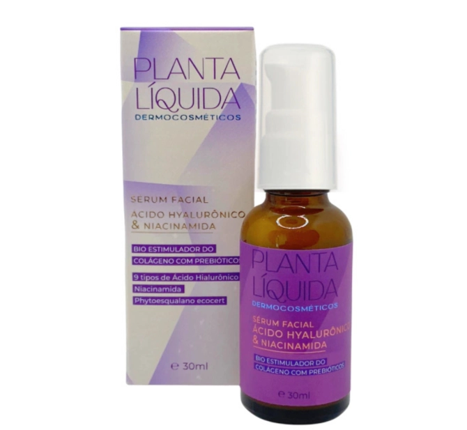 Sérum Rejuvenescedor Ácido Hialurônico e Niacinamida 30ml - Planta Líquida 