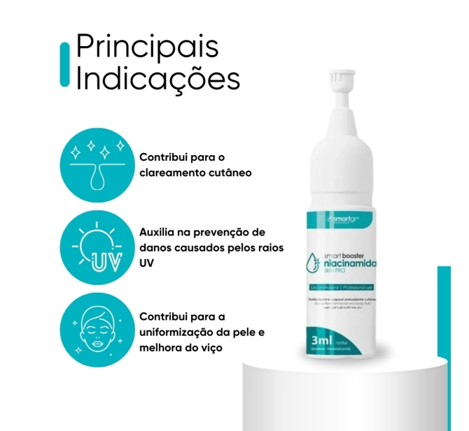 Booster Niacinamida SKIN PRO - 3 ml - 5 unidades - Smart GR