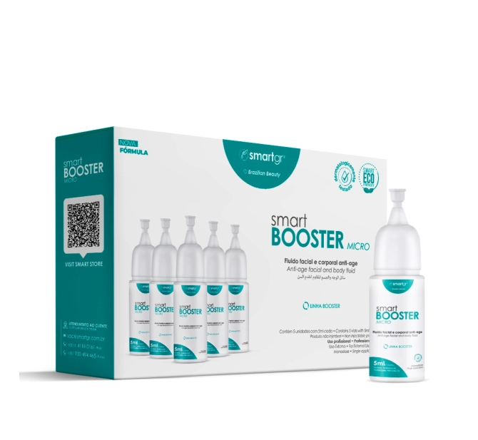 Smart Booster Fluído Renovador Cutâneo Monodose 5ml - 5 Unidades - Smart GR