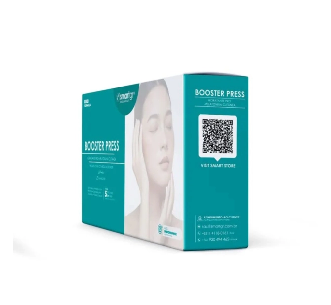 Smart Booster Press - Skinbooster Pro Melatonina para Tratamento de Pele - Smart GR 