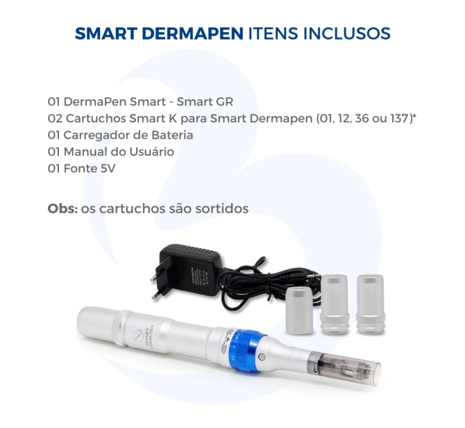  Smart DermaPen - Caneta de Microagulhamento Elétrica - Smart GR