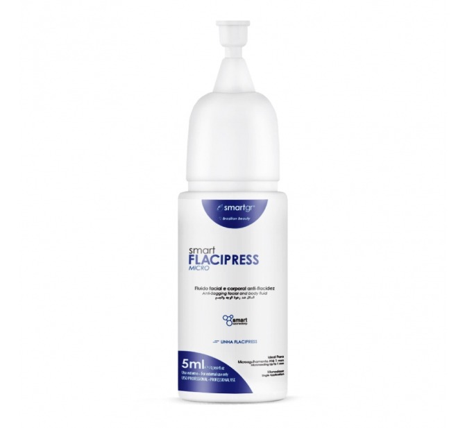 Smart Flacipress Micro - Flacidez Cutânea 5ml - 5 unidades - Smart GR