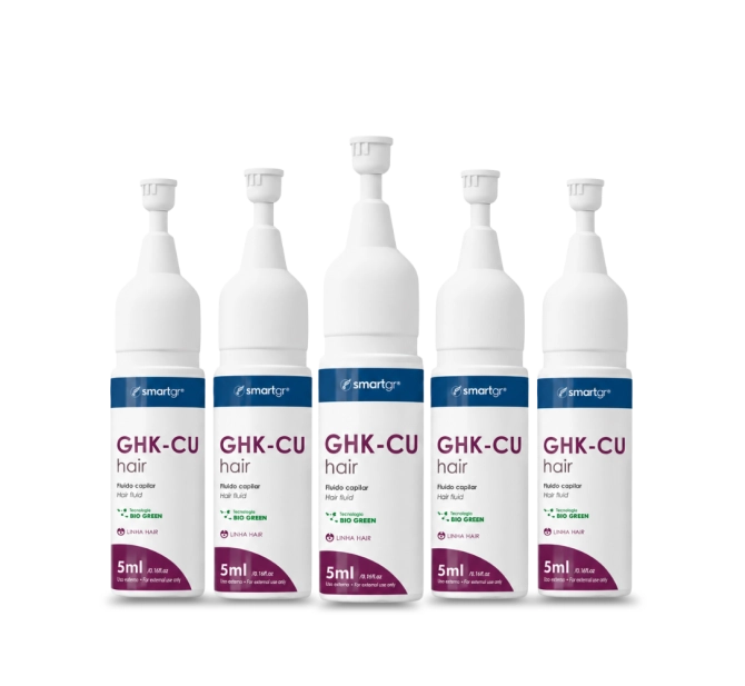 Smart GHK-Cu Hair | Fluído para Terapia Capilar Monodose 5ml com 5 unidades - Smart GR