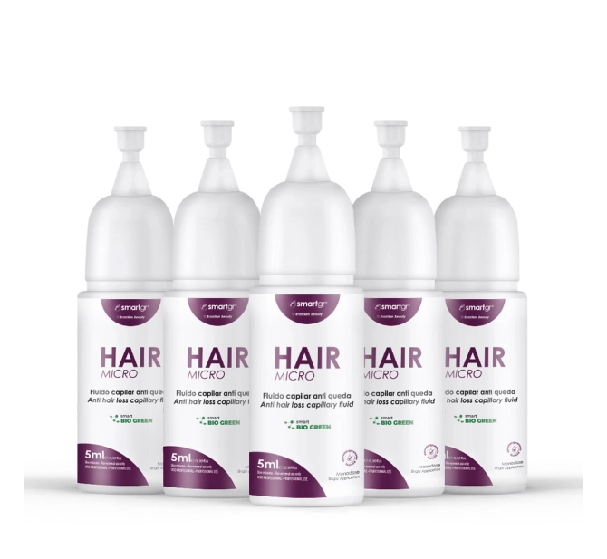 Smart Hair Micro Fluido para Terapia Capilar Monodose 5ml - 5 unidades - Smart GR