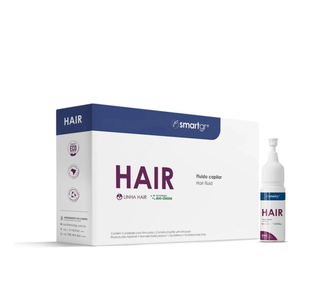 Smart Hair Skin Pro - Fluido para Terapia Capilar Monodose 5ml - 5 unidades - Smart GR