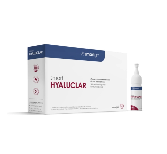 Smart Hyaluclar Fluido Clareador com Ácido Hialurônico 5 Monodoses de 5 mL - Smart GR